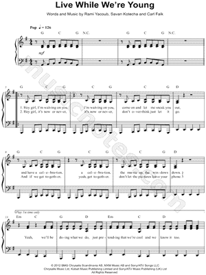 Live While We're Young