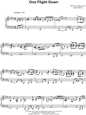 One Flight Down by Norah Jones - Sheet Music