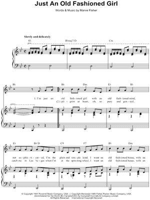 Just An Old Fashioned Girl