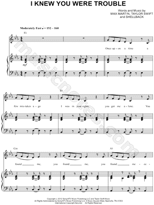 I Knew You Were Trouble