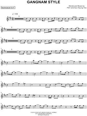 Gangnam Style - C Instrument