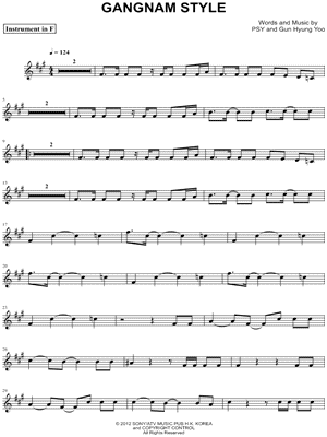 Gangnam Style - F Instrument