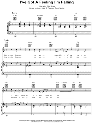 I've Got a Feeling I'm Falling