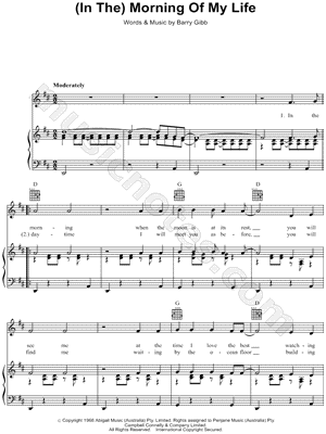 (In The) Morning of My Life