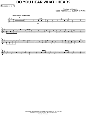 Do You Hear What I Hear? - F Instrument
