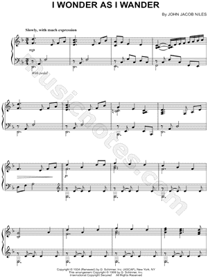 I Wonder As I Wander