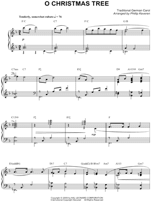 O Christmas Tree by Traditional German Carol - Sheet Music