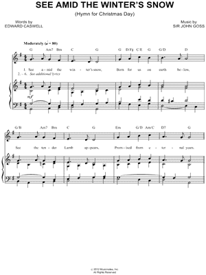 See Amid the Winter's Snow