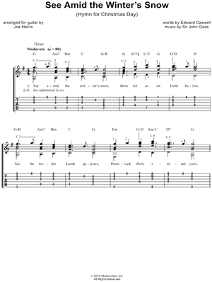 See Amid the Winter's Snow