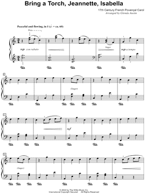 Bring a Torch, Jeannette, Isabella