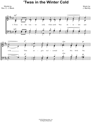 'Twas In the Winter Cold