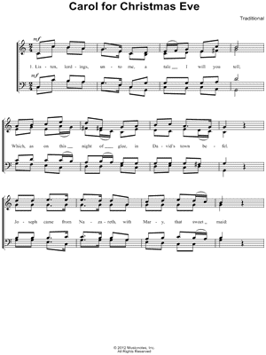 Carol for Christmas Eve