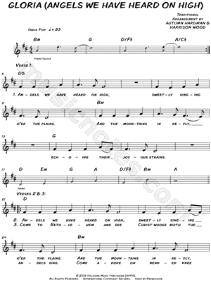 Gloria (Angels We Have Heard on High)