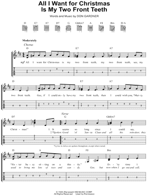 All I Want for Christmas Is My Two Front Teeth