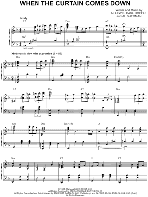 When the Curtain Comes Down