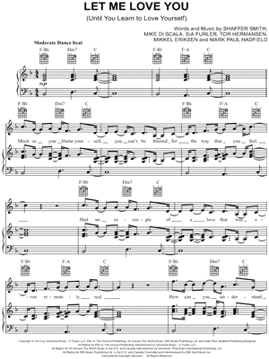 Let Me Love You (Until You Learn to Love Yourself)