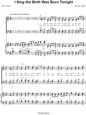 I Sing the Birth Was Born Tonight