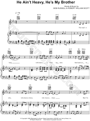 He Ain't Heavy, He's My Brother