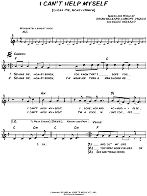 I Can't Help Myself (Sugar Pie, Honey Bunch)