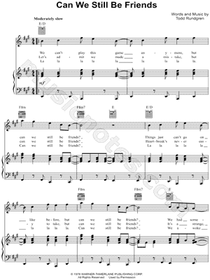 Can We Still Be Friends