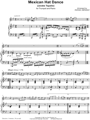 Mexican Hat Dance - Piano Accompaniment