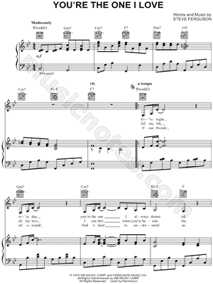 You're the One I Love