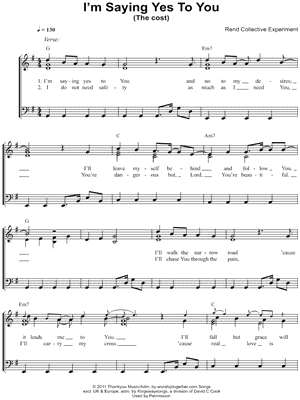 I'm Saying Yes To You