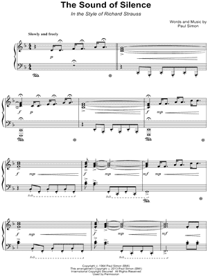 The Sound of Silence - In the Style of Richard Strauss
