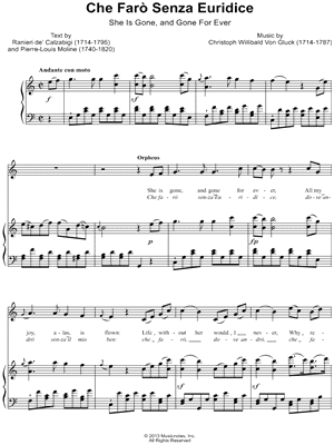 Che Farò Senza Euridice