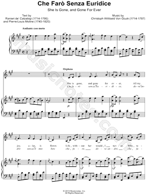 Che Farò Senza Euridice