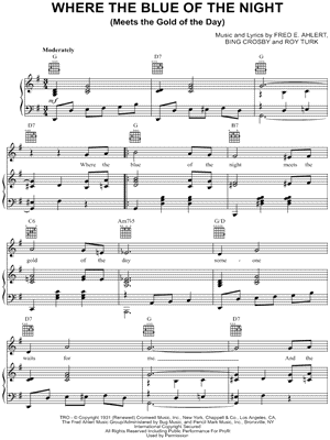 Where the Blue of the Night (Meets The Gold Of The Day)