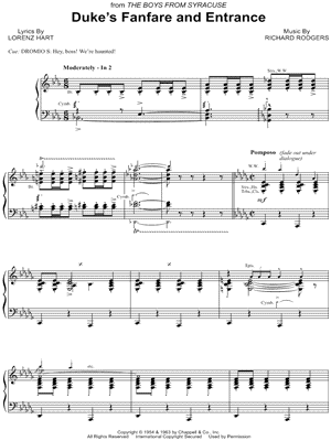 Duke's Fanfare and Entrance