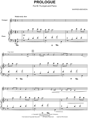 Prologue - Piano Accompaniment