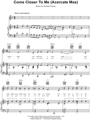 Acercate Mas (Come Closer To Me)