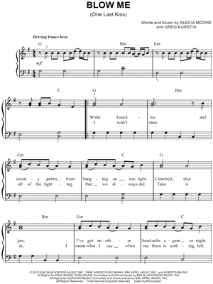 Blow Me (One Last Kiss)