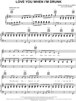 Love You When I'm Drunk