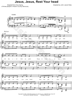 Jesus, Jesus, Rest Your Head