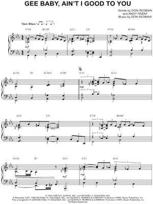 Gee Baby, Ain't I Good To You