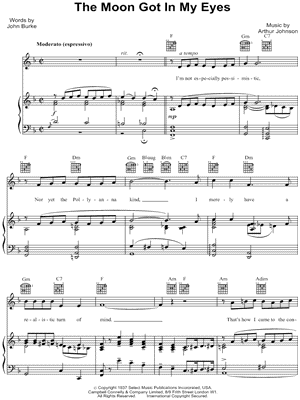 The Moon Got In My Eyes