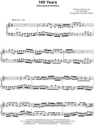 100 Years (Two-part Invention)