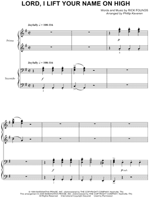 Lord, I Lift Your Name on High