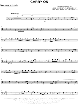 Carry On - Bass Clef Instrument