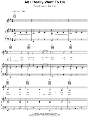 All I Really Want To Do