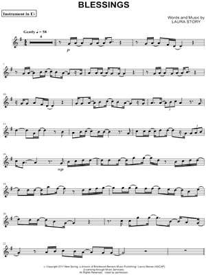 Blessings - Eb Instrument