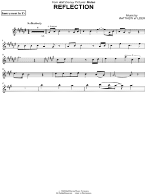 Reflection - Eb Instrument