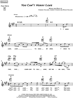 You Can't Hurry Love