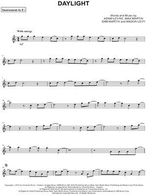 Daylight - Eb Instrument