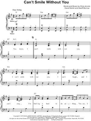 Can't Smile Without You