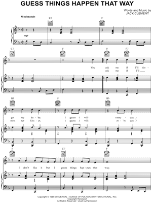 Guess Things Happen That Way