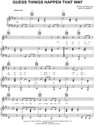 Guess Things Happen That Way